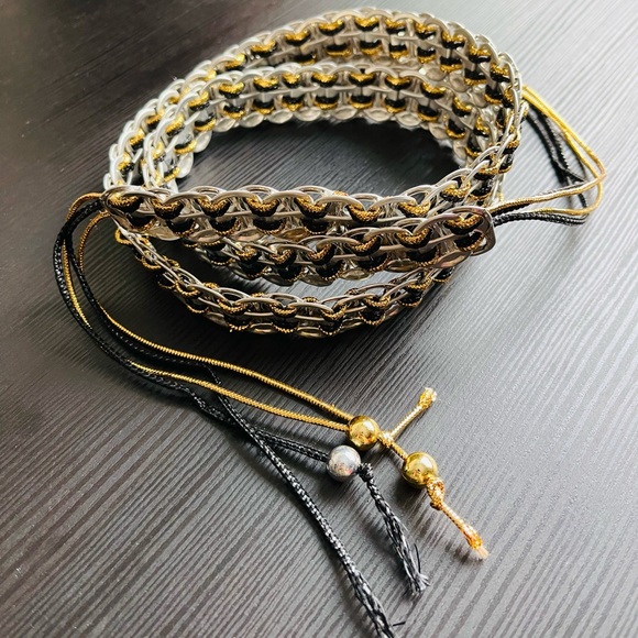 Unique soda can tabs belt 🖤💛 - Picture 2 of 8